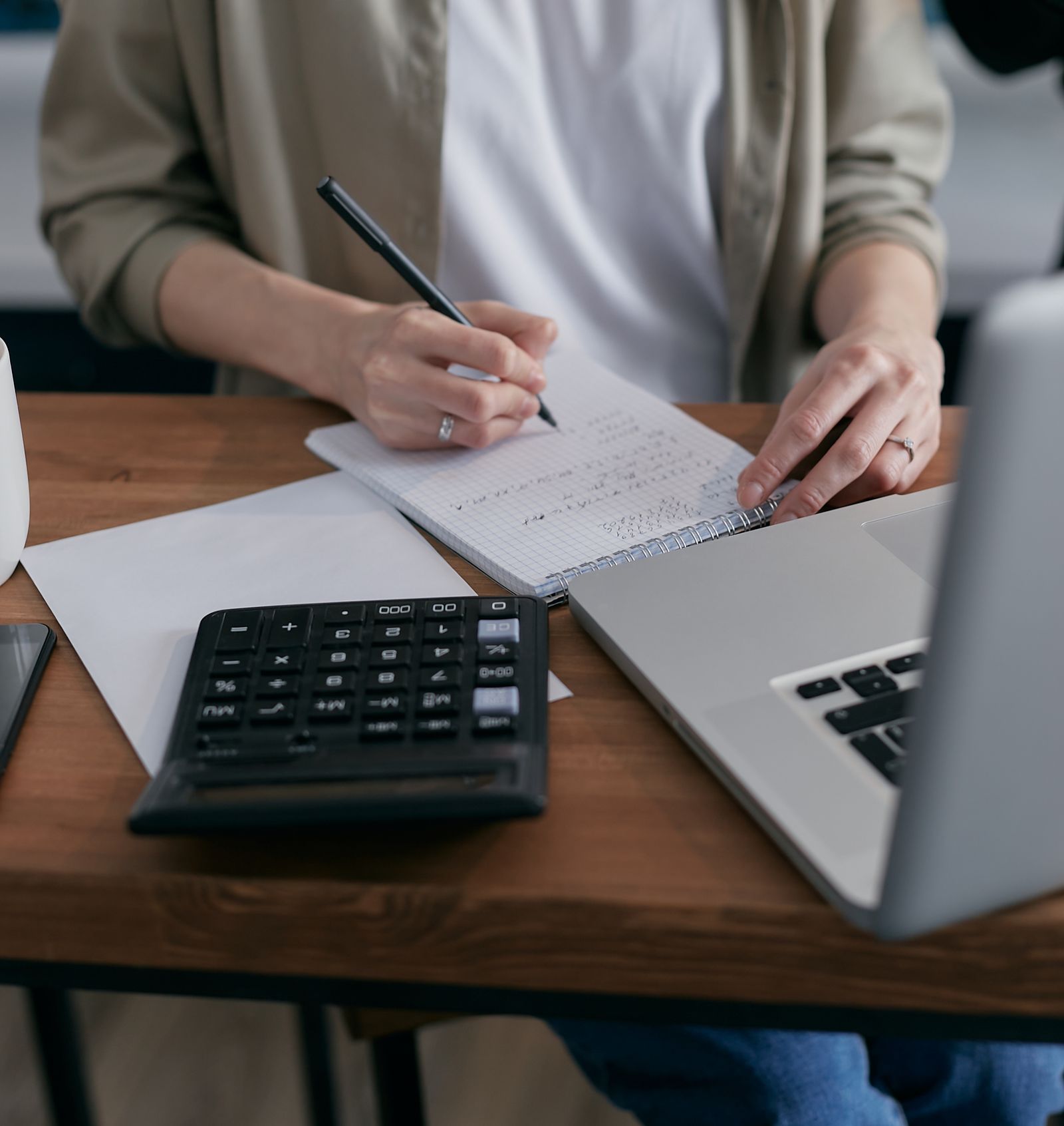 Bookkeeping records ready for a regular monthly close