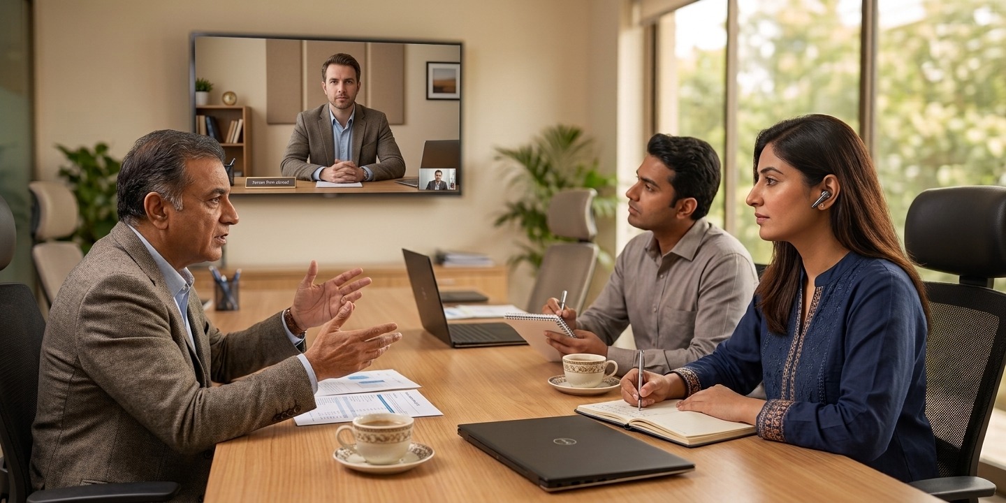 Client sharing their experience